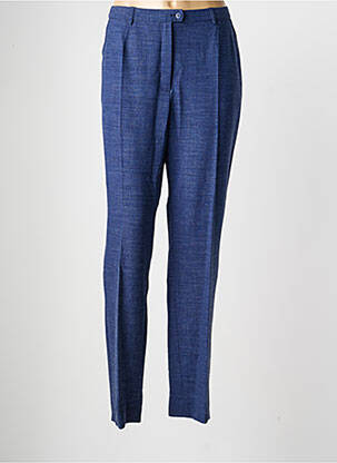 Pantalon droit stretch taille normale bleu PAUPORTÉ femme
