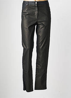 Pantalon droit stretch taille normale noir PAUSE CAFE femme