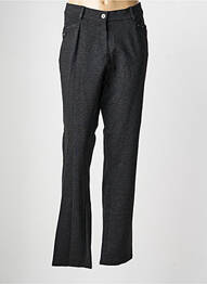 Pantalon droit stretch taille normale gris CHRISTINE LAURE femme