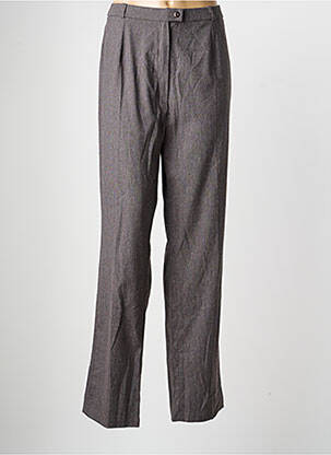 Pantalon droit stretch taille normale gris QUATTRO femme