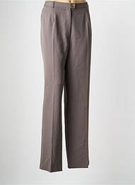 Pantalon droit stretch taille normale marron QUATTRO femme