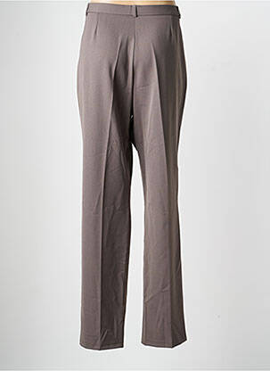 Pantalon droit stretch taille normale marron QUATTRO femme