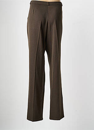 Pantalon droit stretch taille normale vert QUATTRO femme