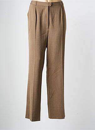 Pantalon droit stretch taille normale marron QUATTRO femme