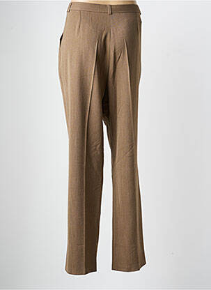 Pantalon droit stretch taille normale marron QUATTRO femme
