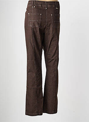 Pantalon droit stretch taille normale marron PAUSE CAFE femme