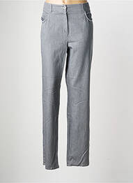 Pantalon droit stretch taille normale gris PAUSE CAFE femme