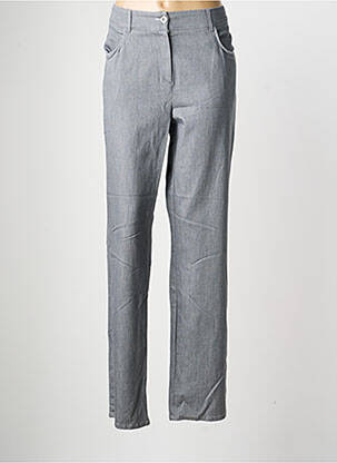 Pantalon droit stretch taille normale gris PAUSE CAFE femme