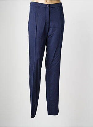 Pantalon droit stretch taille normale bleu PAUPORTÉ femme