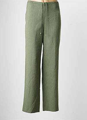 Pantalon large taille normale taille normale vert PIER BÉ femme