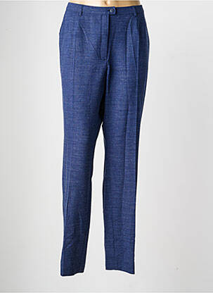Pantalon droit stretch taille normale bleu PAUPORTÉ femme