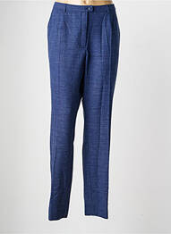 Pantalon droit stretch taille normale bleu PAUPORTÉ femme