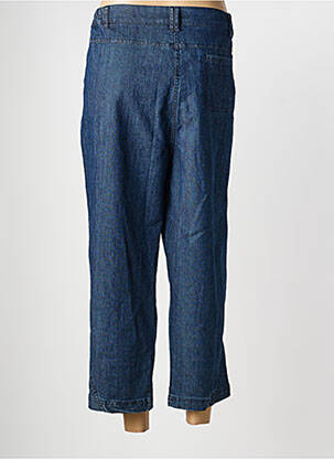 Pantacourt coupe droite taille normale bleu LEWINGER femme