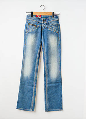 Jeans coupe droite stretch taille normale bleu LEVI'S femme