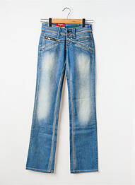 Jeans coupe droite stretch taille normale bleu LEVI'S femme