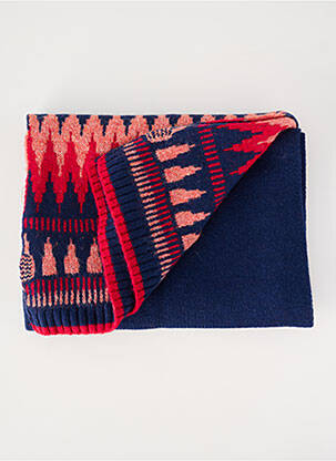 Echarpe maille tricot bleu WHITE STUFF femme