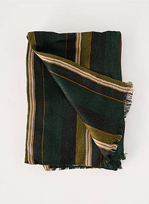 Foulard effet matière satinée vert SURKANA femme