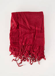 Foulard légère et transparente rouge SURKANA femme