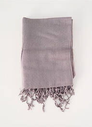 Foulard tissage popeline gris SURKANA femme