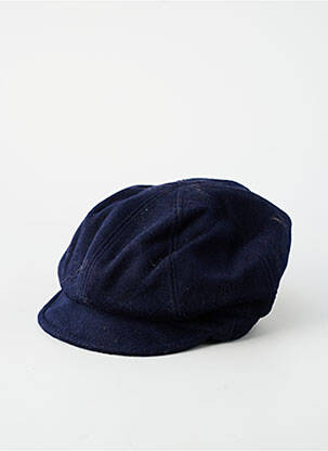 Casquette visière souple bleu SEEBERGER femme