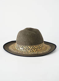 Chapeau forme chapeau paille marron SEEBERGER femme