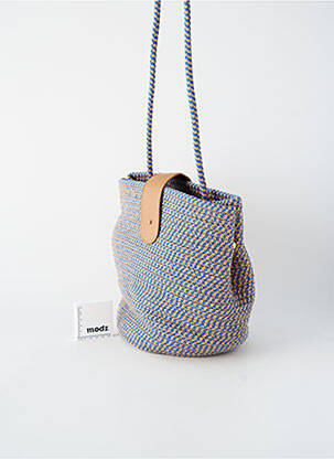 Pochette poignée 1 anse de portée bleu LA FIANCÉE femme