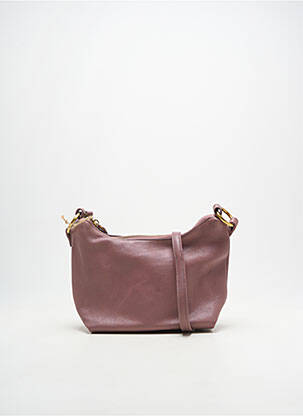 Sac doublure textile forme rectangulaire violet CRAZY LOU femme