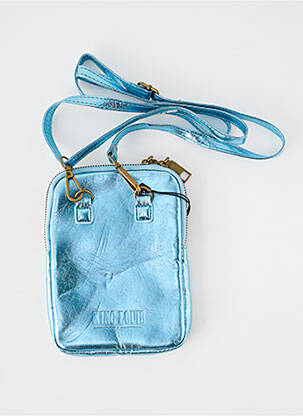Sac doublure textile forme rectangulaire bleu KING LOUIE femme