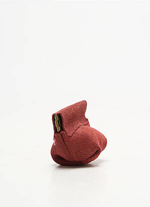 Porte-monnaie tissage tissage pailleté rouge CRAZY LOU femme
