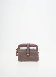 Porte-monnaie doublure textile violet CRAZY LOU femme
