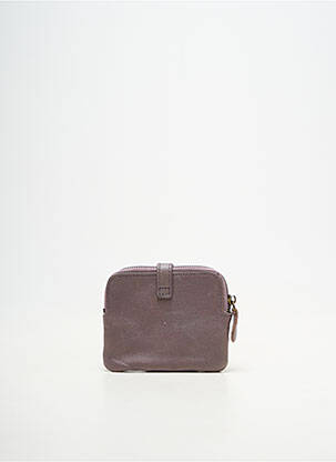 Porte-monnaie doublure textile violet CRAZY LOU femme