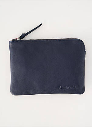 Pochette doublure textile bleu ANTOINE & LILI femme