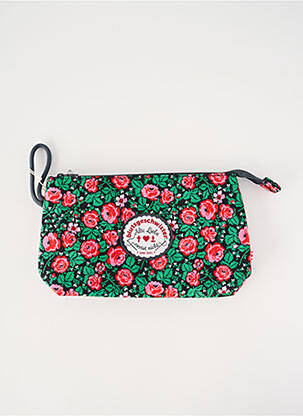 Trousse doublure textile vert BLUTSGESCHWISTER femme
