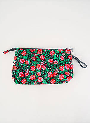 Trousse doublure textile vert BLUTSGESCHWISTER femme