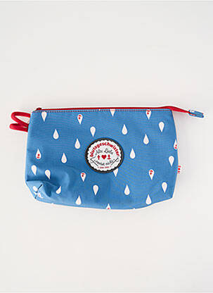 Trousse imprimé fantaisie bleu BLUTSGESCHWISTER femme