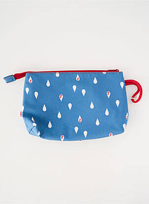 Trousse imprimé fantaisie bleu BLUTSGESCHWISTER femme