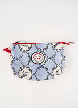 Trousse imprimé fantaisie bleu BLUTSGESCHWISTER femme