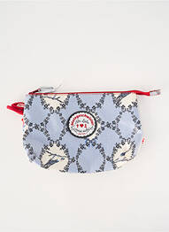 Trousse imprimé fantaisie bleu BLUTSGESCHWISTER femme