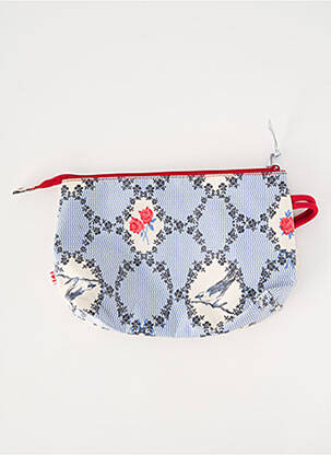Trousse imprimé fantaisie bleu BLUTSGESCHWISTER femme