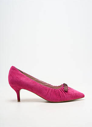 Escarpins bout pointu talon de 4 à 6cm rose MISS L-FIRE femme