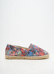 Espadrilles bout rond talon plat jusqu'à 3cm bleu SKFK femme