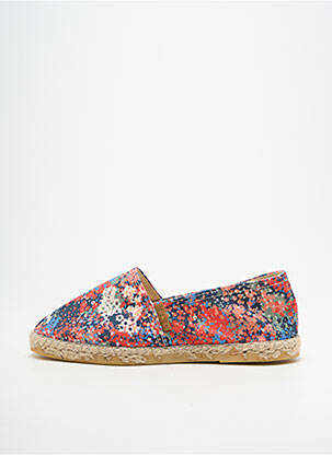 Espadrilles bout rond talon plat jusqu'à 3cm bleu SKFK femme