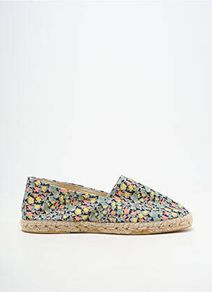 Espadrilles bout rond talon plat jusqu'à 3cm vert SKFK femme