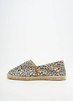 Espadrilles bout rond talon plat jusqu'à 3cm vert SKFK femme