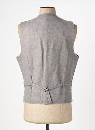 Gilet sans manche coupe cintrée gris clair HAFNIUM homme