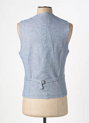 Gilet sans manche coupe cintrée bleu HAFNIUM homme