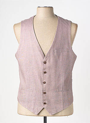 Gilet sans manche coupe cintrée beige HAFNIUM homme