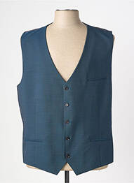Gilet sans manche effet matière satinée vert HAFNIUM homme