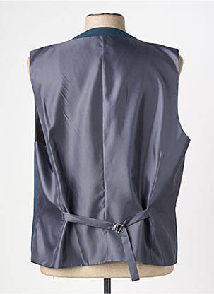 Gilet sans manche effet matière satinée vert HAFNIUM homme