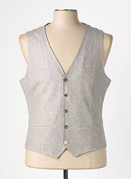 Gilet sans manche coupe cintrée gris HAFNIUM homme